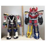 Large Power Rangers Megazord Robot Lot