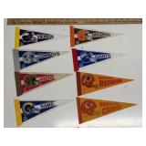 Vintage NFL Mini Pennants Lot (8 Teams)