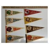 Vintage NFL Mini Pennants Lot (8 Teams)