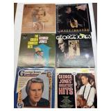 6 George Jones Country LP Collection