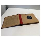 Vintage 78 RPM Record Album Book w/ Records