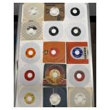 15 Vintage 45 RPM Record Lot Mixed Labels