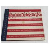 Vintage Patriotic Songs Record Album
