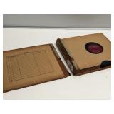 Vintage 78 RPM Record Album Binder