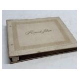 Vintage 78 RPM Record Album Book w/ Records