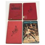 4 Vintage Basketball Books