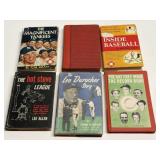 6 Vintage Baseball Books