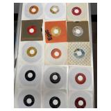 15 Vintage 45 RPM Record Lot Mixed Labels