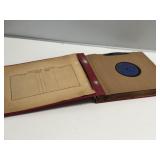Vintage 78 RPM Record Album w/ Index