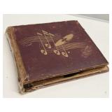 Vintage 78 RPM Record Album Book w/ Records