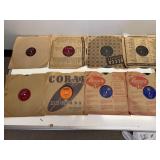 8 Vintage 78 RPM Records