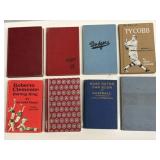 8 Vintage Baseball Books