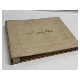 Vintage 78 RPM Record Album Book w/ Records