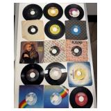 15 Vintage 45 RPM Record Lot Mixed Labels