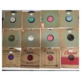 12 Vintage 78 RPM Record Lot w/ Sleeves