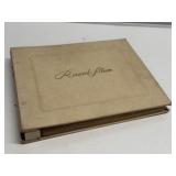 Vintage 78 RPM Record Album Book w/ Records
