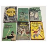 6 Vintage Baseball Books