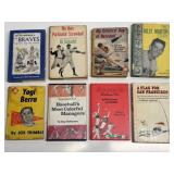8 Vintage Baseball Books