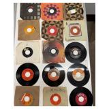15 Vintage 45 RPM Record Lot Mixed Labels