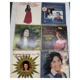 5 Loretta Lynn LP Collection w/ 1 Conway