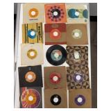 15 Vintage 45 RPM Record Lot Mixed Labels