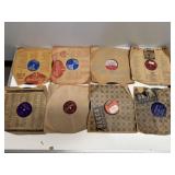8 Vintage 78 RPM Records