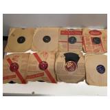 8 Vintage 78 RPM Records