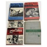 4 Vintage Sports Annuals & Story Books