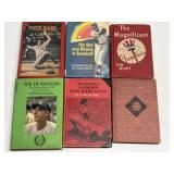 6 Vintage Baseball Books