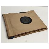 Vintage 78 RPM Record Album Book w/ Records