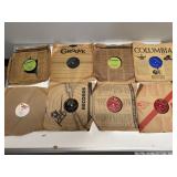 8 Vintage 78 RPM Records