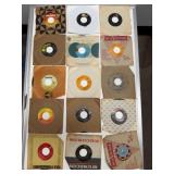 15 Vintage 45 RPM Record Lot Mixed Labels