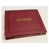 Vintage 45 RPM Record Storage Album
