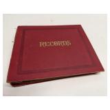 Vintage 45 RPM Record Storage Album