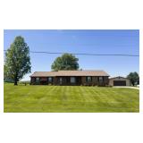 3 BED, 2 BATH BRICK HOME w/ BSMNT & POLE BARN