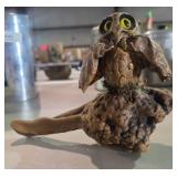 1970's Driftwood Owl Sculpture