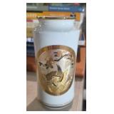 Gold Trim Flower Vase