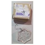Fostoria Crystal Ornament