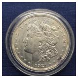 1921 Uncirculated Morgan Dollar
