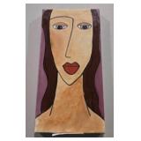 Modigliani Style Portrait of Woman