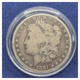 1881-O Morgan Dollar