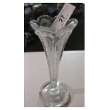 Heisey Glass Trumpet Vase