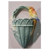 Bird & Basket Wall Pocket