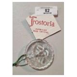 Fostoria Crystal Ornament