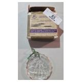 Fostoria Crystal Ornament