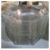 20 Piece Octime Clear Arcoroc Vintage Plates