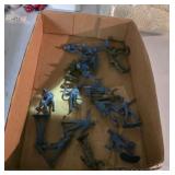 Flat of Vintage Toy Soldiers