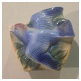 Royal Copley Blue Bird Wall Pocket