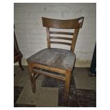 Vintage Oak Side Chair