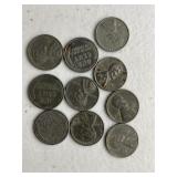 10 Steel Pennies